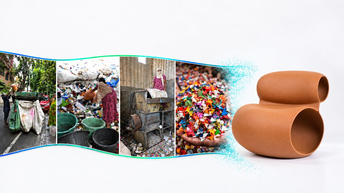 From recycled material to a finished Phoenix product
